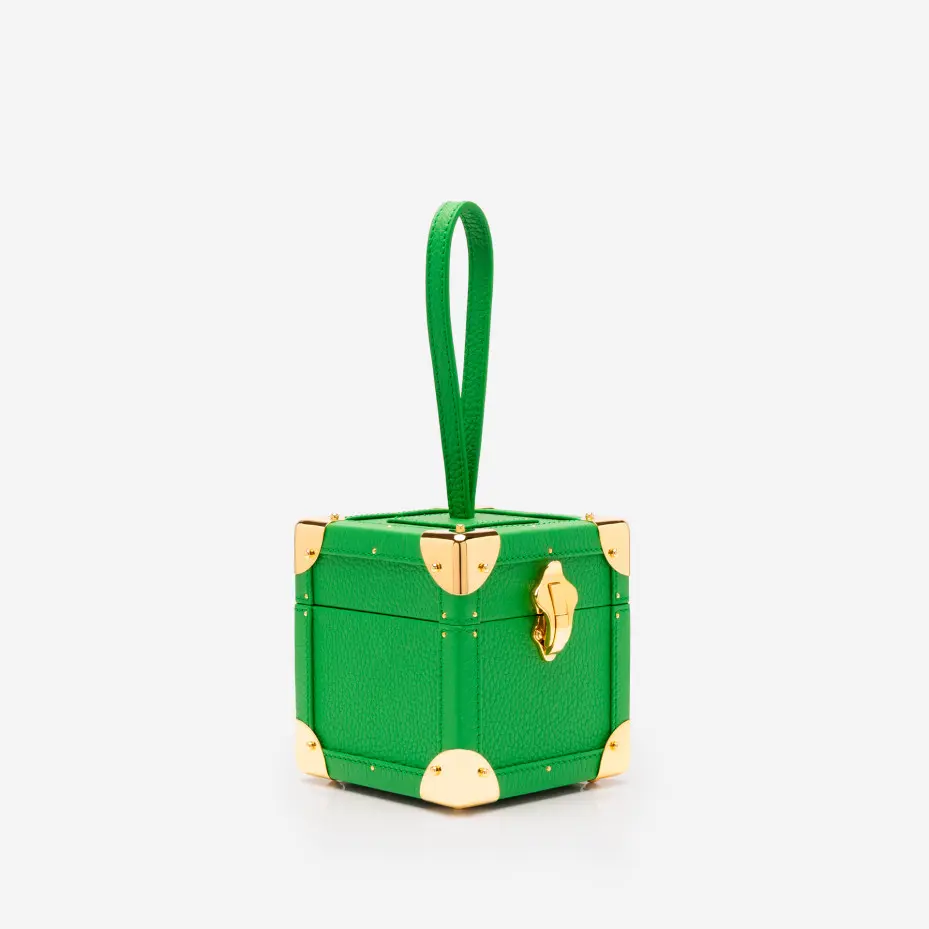 Mini Kube Taurillon leather Handbag - Pinel et Pinel