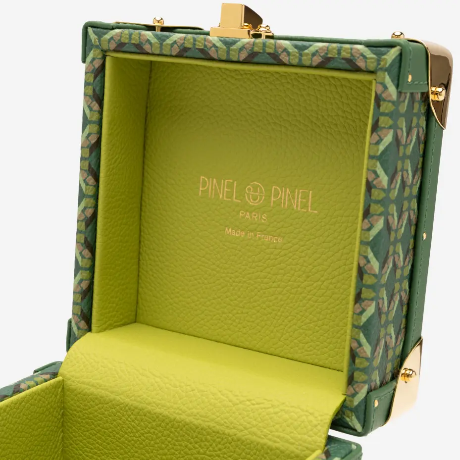 Mini Kube Coated canvas Handbag - Pinel et Pinel