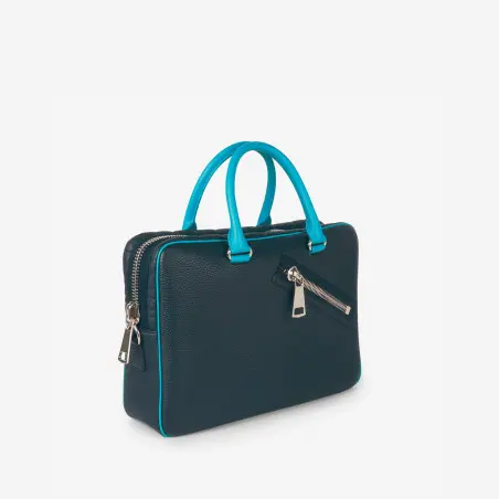 Bombay S Bicolor Zip Leather bag - Pinel et Pinel
