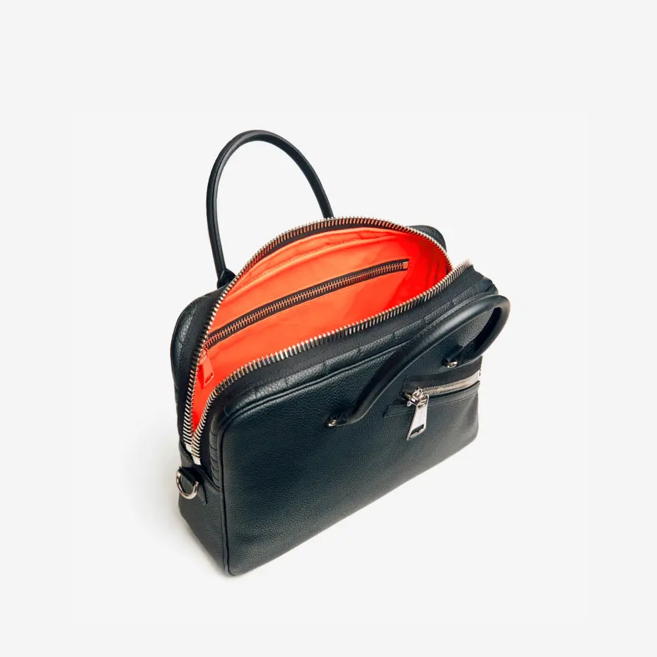 Bombay S Zip Taurillon leather bag