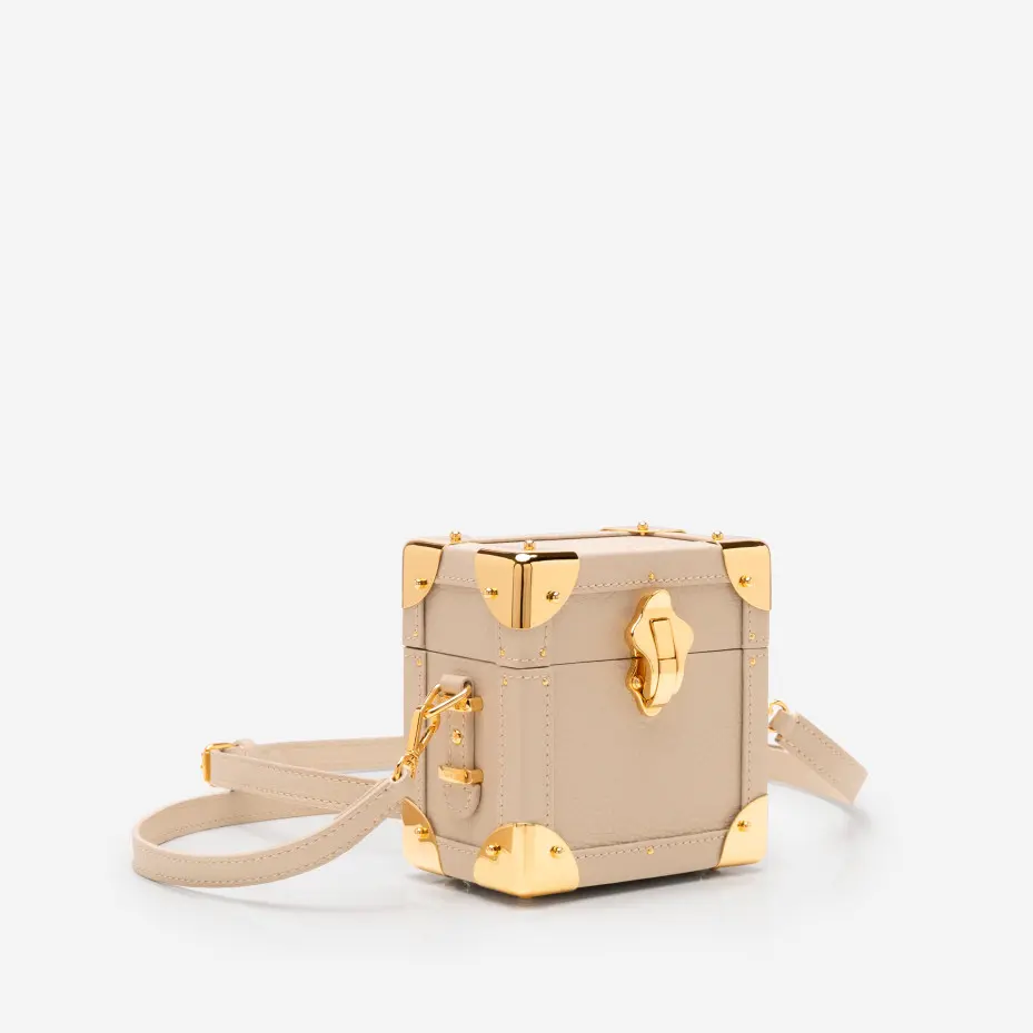 Mini Me Leather/Gold Shoulder Bag
