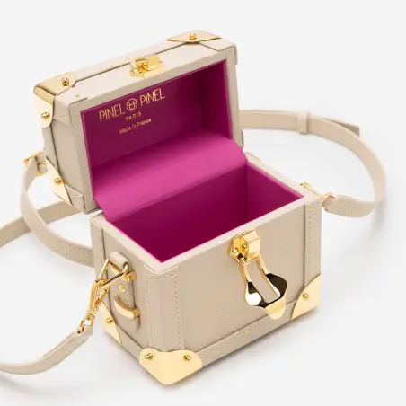 Mini Me Leather/Gold Shoulder Bag - Pinel et Pinel
