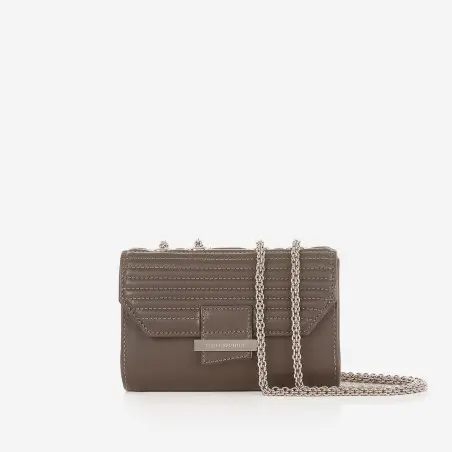 Lily Mini Leather shoulder bag - Pinel et Pinel