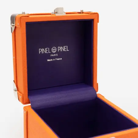 Mini Kube Taurillon leather Handbag - Pinel et Pinel